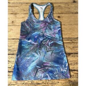 Ivivva By Lululemon Girl’s Size 8 Multicolored Racerback Tank Top